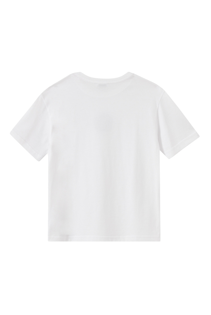 Sport Logo Patch Cotton T-Shirt